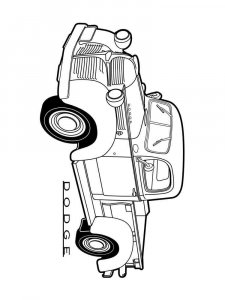 Pickup Truck coloring page 2 - Free printable
