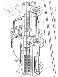 Pickup Truck coloring page 7 - Free printable