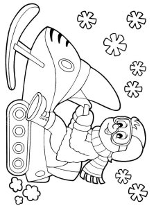 Snowmobile coloring page 12 - Free printable