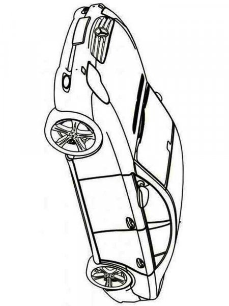 Sports cars coloring pages