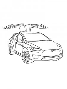 Tesla coloring page 1 - Free printable