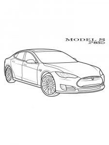 Tesla coloring page 4 - Free printable