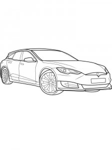 Tesla coloring page 9 - Free printable