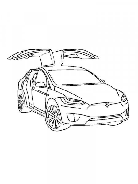 Tesla coloring pages