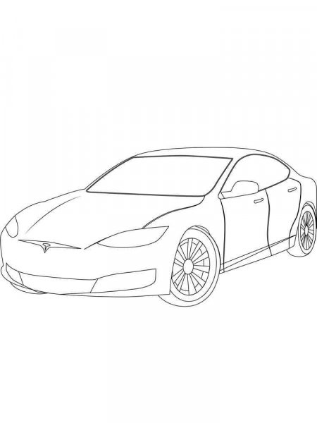 Tesla coloring pages