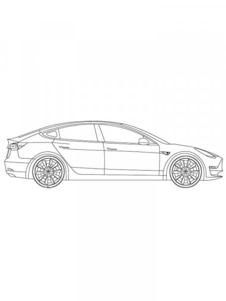 Tesla coloring pages