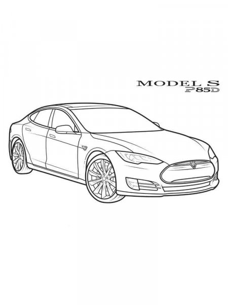 Tesla coloring pages