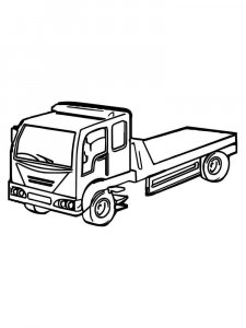 Tow Truck coloring page 11 - Free printable