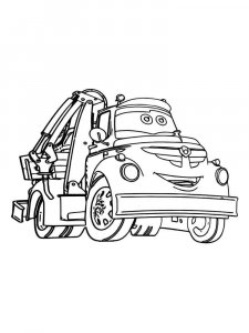 Tow Truck coloring page 4 - Free printable