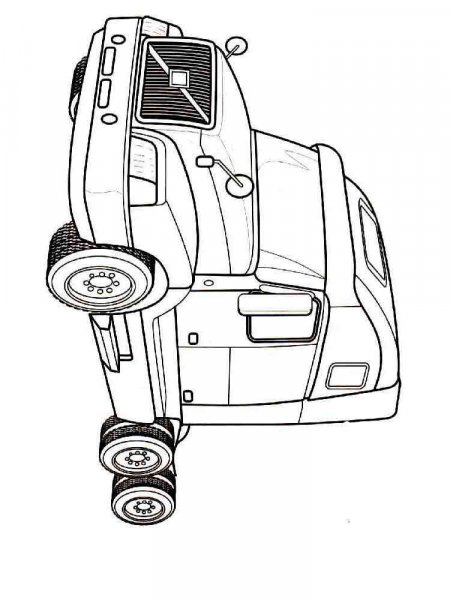 Truck coloring pages