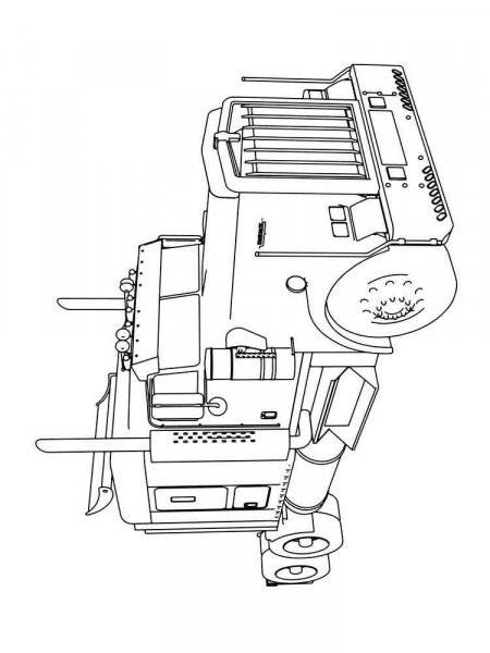 Truck coloring pages