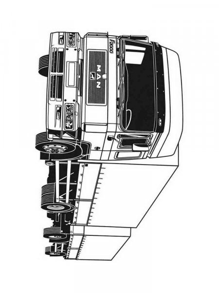 Truck coloring pages