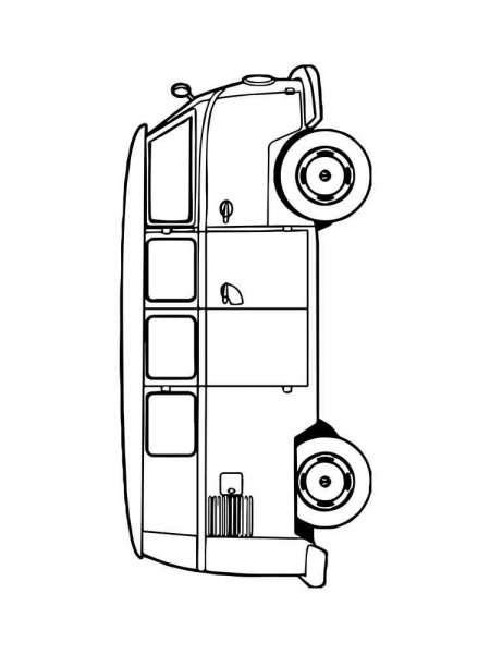 Van coloring pages