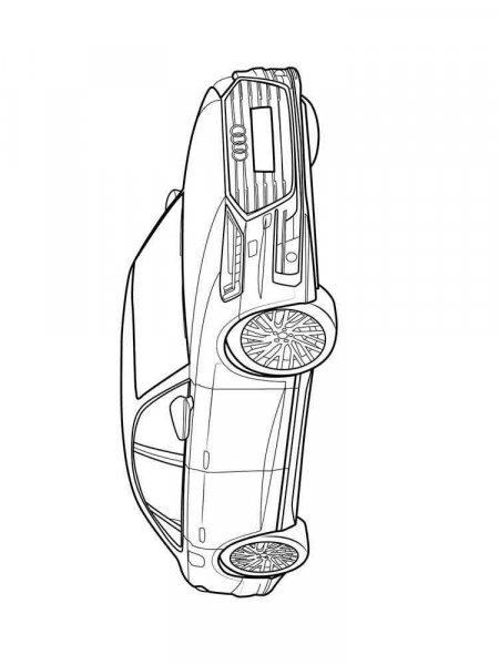 Audi coloring pages