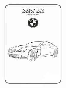 BMW coloring page 15 - Free printable