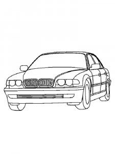 BMW coloring page 2 - Free printable