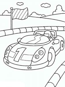 Car coloring page 19 - Free printable