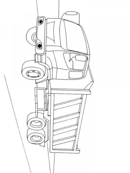 Dump Truck coloring pages