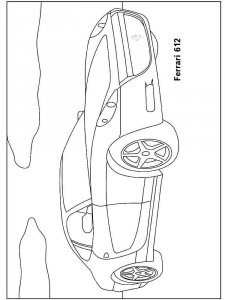 Ferrari coloring page 24 - Free printable