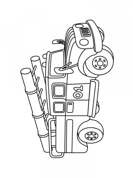 Fire truck coloring pages