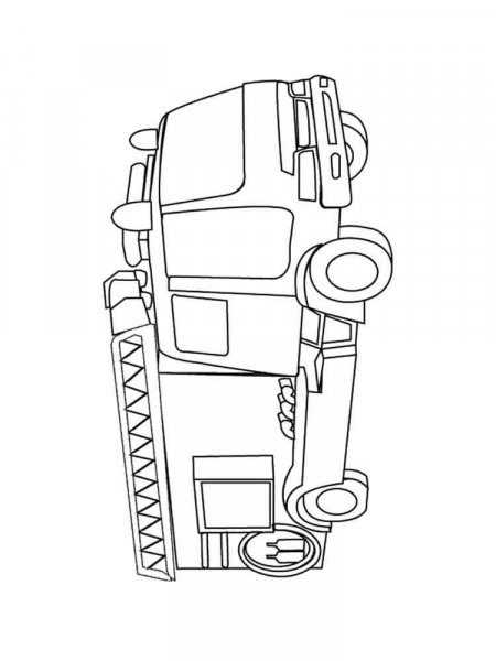 Fire truck coloring pages