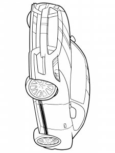 Ford Mustang coloring page 20 - Free printable