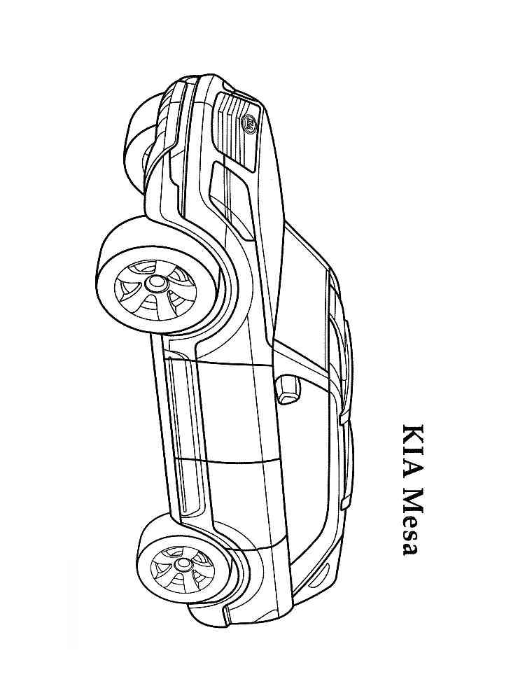 Kia coloring pages. Free Printable Kia coloring pages.
