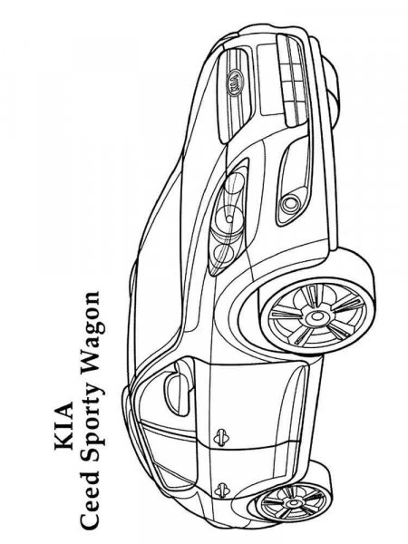 KIA coloring pages