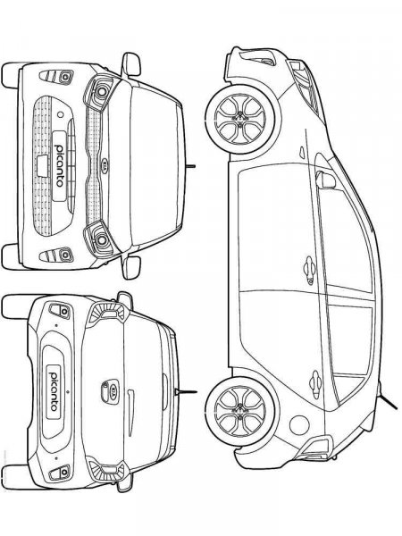 KIA coloring pages