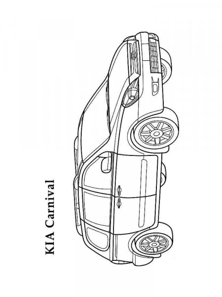 KIA coloring pages