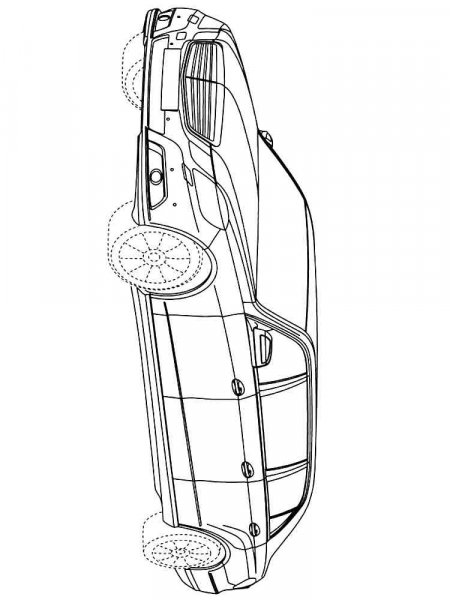 Limousine coloring pages