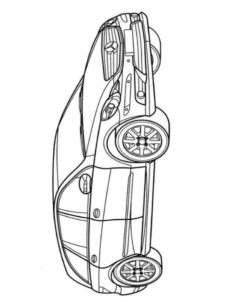 Mercedes coloring pages