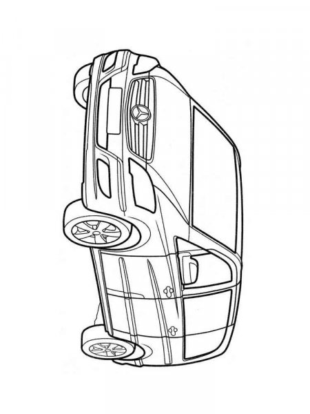 Mercedes coloring pages