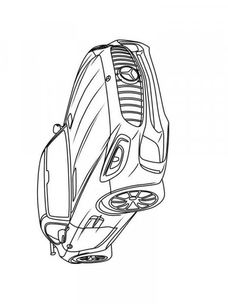 Mercedes coloring pages