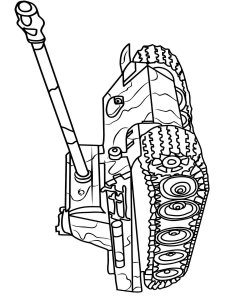 Military Vehicle coloring page 49 - Free printable