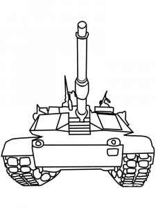 Military Vehicle coloring page 51 - Free printable