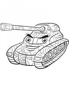 Military Vehicle coloring page 52 - Free printable