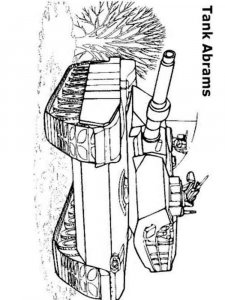 Military Vehicle coloring page 10 - Free printable