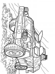Military Vehicle coloring page 13 - Free printable