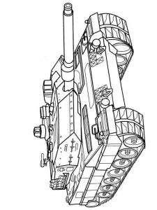 Military Vehicle coloring page 23 - Free printable