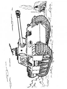 Military Vehicle coloring page 26 - Free printable