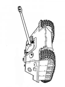 Military Vehicle coloring page 27 - Free printable