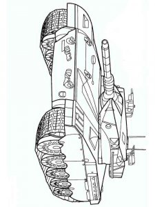 Military Vehicle coloring page 30 - Free printable
