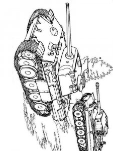 Military Vehicle coloring page 32 - Free printable
