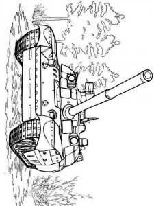 Military Vehicle coloring page 33 - Free printable
