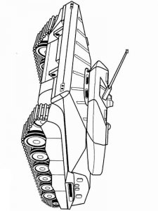 Military Vehicle coloring page 36 - Free printable