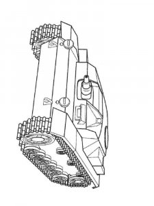 Military Vehicle coloring page 38 - Free printable
