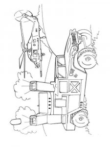 Military Vehicle coloring page 39 - Free printable