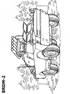Military Vehicle coloring page 6 - Free printable