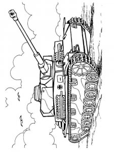 Military Vehicle coloring page 7 - Free printable